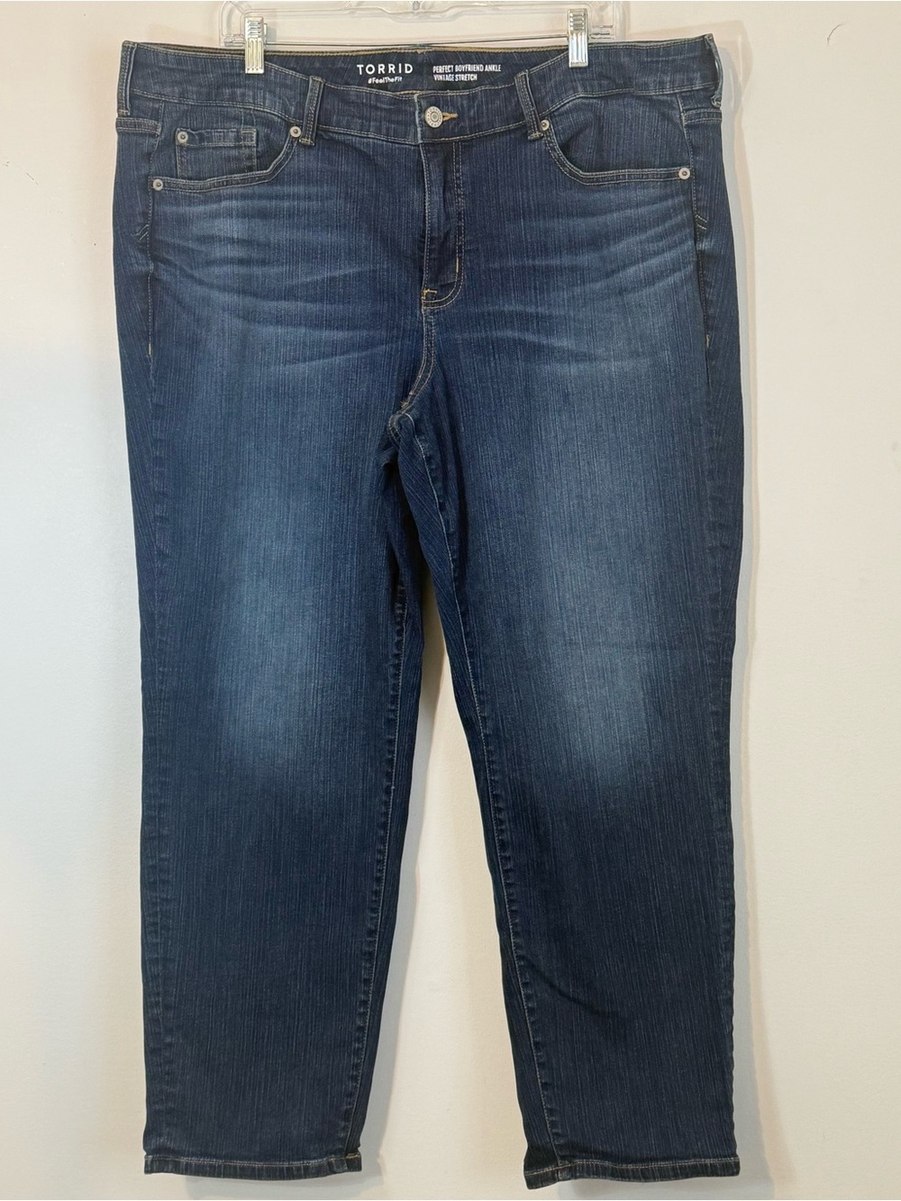 Torrid Perfect Boyfriend Ankle Jeans With Vintage Stretch Size 22R